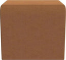 Modern Channel Rust Velvet Foot Stools Ottoman Home Décor, Soft Ottoman Foot Rest Chair for Bedroom and Living Room, Vanity Chair and Stool in Dressing Area, and Lounge by CozyNest Decor