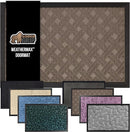 GORILLA GRIP 100% Waterproof All-Season WeatherMax Doormat, 72x24, US Designed Natural Rubber, Stain and Fade Resistant, Low Profile Indoor Outdoor Door Mats, Easy Clean Patio Mat, Taupe Basket Weave by CozyNest Decor