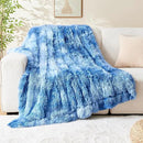 GONAAP Fuzzy Faux Fur Throw Blanket Indigo Super Soft Cozy Plush Fuzzy Shaggy Blanket for Couch Sofa Bed (Indigo, Throw(50"x60")) by CozyNest Decor