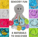 Sensory Octopus Plush Toy, Fidget Plush for Special Needs and Sensory Fun, FEELix Collection by TinyTreasures Baby Boutique
