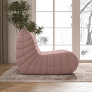 Big Bean Bag Chairs for Adults, 3 Seater Large Bean Bag Sofa, Fireside Chair Lazy Sofa Chair with High Density Comfortable Foam, Modern Bean Bag for Living Room, Bedroom, Office (Pink) by CozyNest Decor