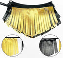 Black and Gold Tassel Banner Double Sided Metallic Fabric Pennant Bunting Flag Garland for Graduation Anniversary Bachelorette Birthday Engagement Wedding Bridal Shower Hen Party Decorations Supplies by GreenHaven Gardens