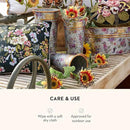 MACKENZIE-CHILDS Galvanized Flower Buckets, Decorative Metal Buckets, Flower Market, Set of 3 by GreenHaven Gardens