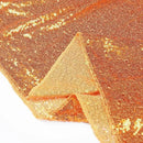 SquarePie Sequin Tablecloth 50 x 72 Inch Orange Sparkly Table Cloth for Halloween Thanksgiving Party Decoration by CozyNest Decor