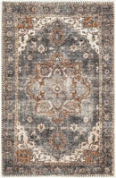 Keen Home Design 2x3 Rug - Machine Washable Entry Rug with Non-Slip Backing, Ideal for Enteryway, Kitchen, Bathroom, Laundry Room - Vintage, Easy Clean, Durable, Low Pile Rug - (2' x 3') by CozyNest Decor