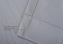 MIUCO Blackout Curtains Room Darkening Curtains Textured Grommet Window Curtains for Bedroom 2 Panels 52x63 Inch Long Silver by TinyTreasures Baby Boutique