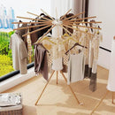Clothes Drying Rack Tripod,Drying Rack Clothing,Laundry Drying Rack,Floor Standing,16 Wooden Poles,Collapsible Drying Racks for Laundry,Retractable,Foldable,Folding by CozyNest Decor