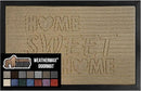 GORILLA GRIP 100% Waterproof All-Season WeatherMax Doormat, 47x35, US Designed Natural Rubber, Stain and Fade Resistant, Low Profile Indoor Outdoor Door Mats, Easy Clean Patio Mat, Home Sweet Home by CozyNest Decor