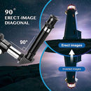 AOMEKIE Telescopes,70mm Aperture 300mm Table Tripod, Astronomical for Beginners,2 Eyepieces 150X with Smartphone Adapter Moon Filter 3X Barlow by TinyTreasures Baby Boutique