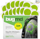 BugMD Squito Stickers Mosquito Repellent Patch for Adults (234 Stickers), Safe & Effective Insect Repellent Patches for Toddlers, Kids, Camping, Beach & Outdoor Essentials by TinyTreasures Baby Boutique