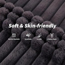 Hobestluk 3 in 1 Bean Bag Chair Giant Bean Bag Chairs Convertible Bean Bag Floor Cushion with Machine Washable Cover, Beanbag Chairs for Adult (Dark Grey) by CozyNest Decor