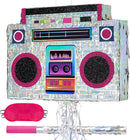 WERNNSAI Music Player Piñata - 80s and 90s Theme Party Decorations Piñata Bundle with Blindfold and Bat Music Piñata for Adults Kids Birthday Hip Hop Theme Party(12.5" x 16.5" x 3") by TinyTreasures Baby Boutique