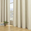 Joydeco Linen Curtains, 90 Inch Length, 2 Panels Set for Living Room, Light Filtering by CozyNest Decor