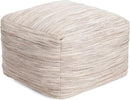 Anji Mountain 22"x22"x16" Handmade & Handcrafted Ottoman Pouf Comfortable Pouf Ottoman Foot Rest & Home Décor Accent for Living Room, Bedroom, Nursery, Kids Room, Patio by CozyNest Decor