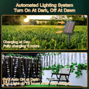 2 Pack Solar String Lights Total 240LED 80FT, IP67 Waterproof Solar Lights for Outside with 8 Modes, Upgraded Solar Panel Fairy Lights for Garden Party Wedding Decorations (Cool White) … by CozyNest Decor