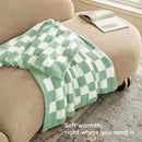 Joiedomi Throw Blanket for Couch, Sage Green Checkered Knitted Blankets Gifts for Women Mom Girls, Cozy Cute Soft Throw Home Room Decor Aesthetic Women Mothers Birthday Gifts 50x70 Inches by CozyNest Decor