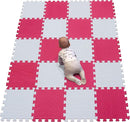 YIMINYUER® 20 Tiles (30cm×30cm×1cm Each Tile) Baby Soft Puzzle Play Mats, Kids Thick EVA Foam Floor, Toddlers & Children's Soft Interlocking Mat R01R09G301020 by TinyTreasures Baby Boutique