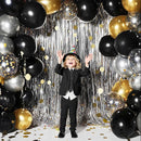 JOYIN 150 Pcs Black Balloons, Different Sizes 18 12 10 5 Inch Black Latex Balloon Arch Kit with Instruction for Birthday Party Graduation Wedding Holiday Decoration by TinyTreasures Baby Boutique