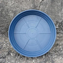 Plant Saucer 8 Inch 4 Pack 6 8 10 12 14 16 18 20 25, Plastic Plant Trays for Pots，Extra-Deep Plant Water Dray Tray, Bird Bath Bowl, Heavy Flower Plant saucers Indoors and Outdoor No Holes 8in-4 blue by GreenHaven Gardens