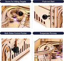 Rowood Wooden Puzzles 3D Pinball Machine Mechanical Model Wooden 3D Puzzles for Adults DIY Pinball Game Wooden Puzzle-Model Building Kits Christmas Birthday Gifts for Adult and 14+ Teens by TinyTreasures Baby Boutique
