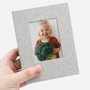 Vienrose Small Photo Album 4x6 100 Photos Linen Cover Picture Book with Front Window for Baby Wedding Children by TinyTreasures Baby Boutique