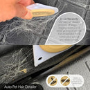 Mini Pet Hair Detailer, Pet Hair Remover for Carpet Couch Bedding Sofa, Car Interior Auto Detailing Supplies, Dog Cat Fur Reusable Brush for Furniture by CozyNest Decor