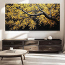 TAIJXAGSG Large Canvas Wall Art Decor For Living Room Pictures Gold Tree Wall Art Decoration Abstract Tree Plants Artwork Wall Art Modern Painting Pictures For Bedroom Home Kitchen Office 29"X 58" by CozyNest Decor