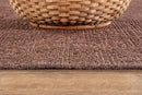 CAMILSON Easy Jute Rug 9x12, Indoor Outdoor Brown Color Fiber Area Rugs for Living Room Patio and Kitchen Rug, Solid Boho Woven Design, Easy-Cleaning, Washable Outside Carpet Alfombras (9 x 12) by CozyNest Decor
