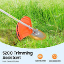 2025 New 52CC 2-Stroke Gas Weed Wacker, 5-in-1 Multi-Functional Lawn Mower Garden Hedge Trimmer String Trimmer Pole Chainsaw with Extension Pole, Weed Eater for Grass and Bush by GreenHaven Gardens
