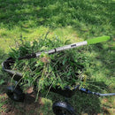 Adjustable Crack Weeder with 42.1IN Long Handle, L-Shaped Blade Serrated Edges for Digging Roots,Cutting Weeds,Removing Moss Between Driveway and Sidewalk Cracks by GreenHaven Gardens