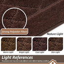 BEQHAUSE Dirt Trapper Door Mat 24" x 36", Doormat Non-Slip Entryway Rugs Washable, Dog Door Mat Stain Resistant and Absorbent Welcome Floor Mat for Front Back Door, Muddy Wet Shoes & Paws, Brown by CozyNest Decor