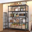 REIBII Storage Shelves 71" H Tall Wire Shelving Unit Sturdy Metal Shelves Adjustable Wide Pantry Shelves 5 Tier Deep Heavy Duty Metal Shelving Load 1500LBS,Dorm Room Essentials Dorm Storage Rack by TinyTreasures Baby Boutique