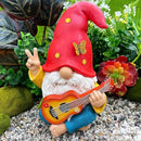 Mood Lab Garden Gnome - Funny Hippie Gnome Figurine - 9.25 Inch Tall Lawn Statue - for Outdoor or House Decor by GreenHaven Gardens