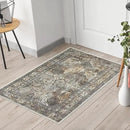 Keen Home Design 2x3 Rug - Machine Washable Entry Rug with Non-Slip Backing, Ideal for Enteryway, Kitchen, Bathroom, Laundry Room - Vintage, Easy Clean, Durable, Low Pile Rug - (2' x 3')