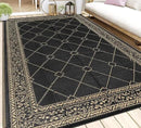 HEBE Outdoor Rug Waterproof 6x9, Reversible Plastic Straw Rug RV Camping Rug, Indoor Outdoor Patio Mat Clearance, Outside Carpet for Porch,Deck,Camper,Balcony,Backyard,Picnic by GreenHaven Gardens