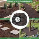 Solar Rock Lights, 4 Pack Solar Powered Waterproof LED Spotlights Decorative for Outdoor Garden, Pathway, Walkway, Yard, Landscape, Patio by GreenHaven Gardens