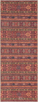 Keen Home Design 2x12 Rug - Machine Washable Runner Rug with Non-Slip Backing, Ideal for Hallway, Entryway, Kitchen, Laundry Room - Vintage, Easy Clean, Durable, Low Pile - (2'6" x 12') by CozyNest Decor