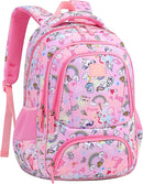Elementary School Backpack for Girls | Doubleday Collection | 17" Unicon Pink Design | Tailored for Young Teens by TinyTreasures Baby Boutique