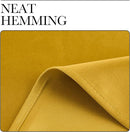 NICETOWN Room Darkening Gold Curtains 63 inch Length 2 Panels - Grommet Top Sound Reduction Privacy Faux Silk Satin Thermal Drapes for Bedroom/Living Room, W52 x L63 by TinyTreasures Baby Boutique