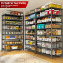 REIBII 8 Tier Metal Shelving 75"H Storage Shelves Tall Wire Shelving Unit Adjustable Detachable Storage Shelves for Laundry Pantry Kitchen Commercial school 1040LBS Storage Rack 75"H X 35"W X 14"D by GreenHaven Gardens