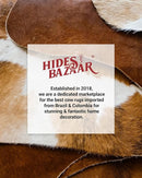 Natural Cowhide Rug for Home & Office Premium Light Tricolor Cowhide Rug with Mixed Brown, Black & White Patterns - Cow Hide Rugs Made with Tanned Leather - Cow Hide Rugs 5x7 ft by CozyNest Decor