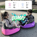 12V Kids Electric Bumper Car, Baby Bumper Car for Toddlers w/Remote Control, 360° Spinning - Purple by TinyTreasures Baby Boutique