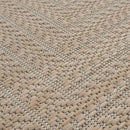 Adiva Rugs Outdoor Indoor Area Rug, Weather Resistant, Easy to Clean, Stain Resistant Floor Mat for Dining Room, Backyard, Deck, Patio (Natural Beige, 2' x 3') by CozyNest Decor