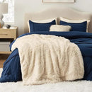 Bedsure GentleSoft Fluffy Beige Throw Blanket for Bed, Faux Fur Gifts Beige Decor Light Tan Khaki Blanket Neutral Decoration for Home, Soft Cozy Fuzzy Plush Thick Warm Sherpa Fleece Cute Stuff, 50x60 by CozyNest Decor