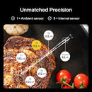 Sync One Smart Wireless Meat Thermometer: Standalone Base with LCD Display, Unlimited WiFi & Bluetooth Range, Enhanced Signal Stability for BBQ, Grill, Oven, and Smoker by TinyTreasures Baby Boutique