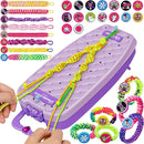 Dpai Friendship Bracelet Making Kit for Girls,DIY Arts and Crafts Toys,Jewelry String Maker Kit,The Best Birthday Gifts Ideas for Girls 6 7 8 9 10 11 12+ Years Old（Double Purple by TinyTreasures Baby Boutique