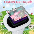Kids Microscope, Ahalfcit 2 Inch Screen 1000X Zoom Portable Camera Microscope - Science Educational Toys Gift for 3-12 Years Old Boys Girls -White by TinyTreasures Baby Boutique