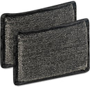 BBQ Replaceable Scraper Cleaning Head, Durable for Cast Iron or Stainless-Steel Grates, Barbecue Cleaner (2-Piece Set) by GreenHaven Gardens