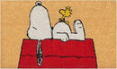 Gertmenian Peanuts Snoopy Coir Doormat - 2x3 Welcome Mat (2-Pack), Ideal for High Traffic Areas in Front Door, Garage, Entryway - House/Peanut Patch, 80003 by CozyNest Decor