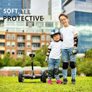 Soft-Style Kids Knee and Elbow Pads with Bike Gloves, Flexible Impact-Resistant Gear for Ages 2-11, Designed for Balance Bikes, Roller-Skating, and Skateboarding by TinyTreasures Baby Boutique